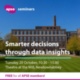 Smarter decisions through data insights - Free event for APSE members!